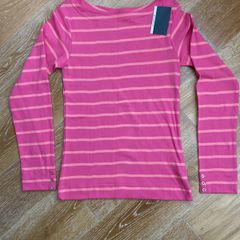 Brand New Ladies Pink Striped Top Size 10