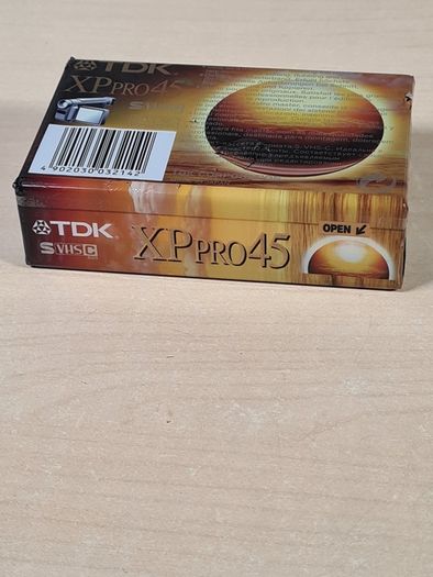 TdK XP pro 45 super VHS-C blank cassette tape Brand new sealed