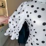 Brand-new Ladies White & Black Polka Dot Dress from River Island Image 7