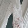 WAREHOUSE boho cotton & silk midi Sz 12 Image 6