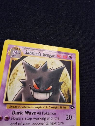 pokemon 2000 sabrinas gengar gym challenge 29/132 LP
