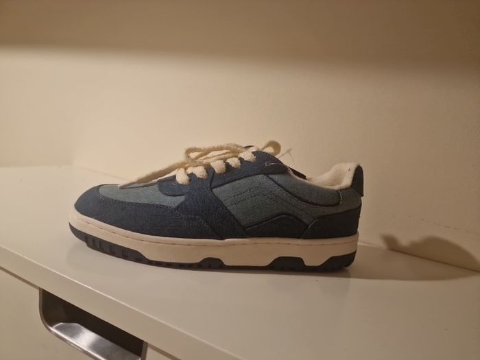 next denim trainers