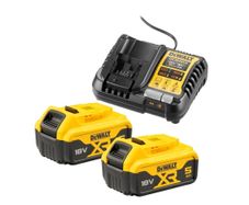 DeWalt 18v 5Ah 2 Pack and Charger - New