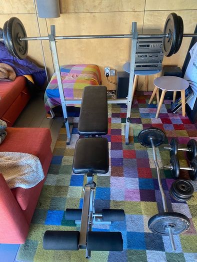 weights and bench for sale