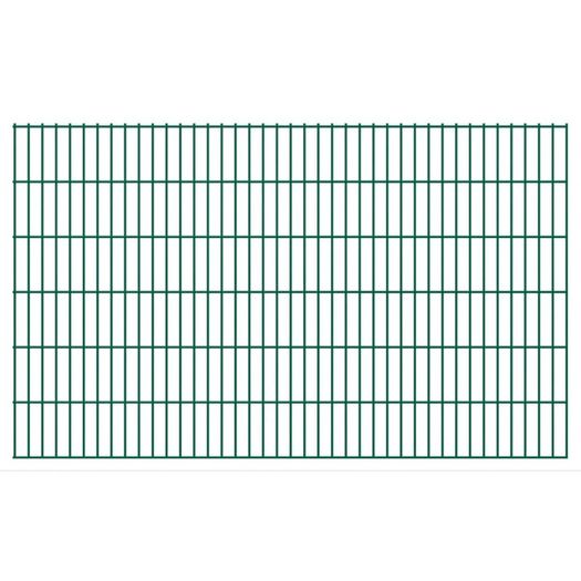 2D Garden Fence Panels 2.008x1.23 m 10 m (Total Length) Green