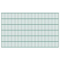 2D Garden Fence Panels 2.008x1.23 m 12 m (Total Length) Green
