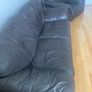 Leather 2-Seater & Armchair Sofa Set Image 4