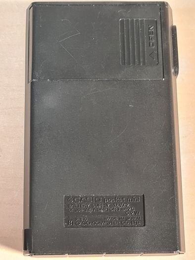 Vintage Casio P-180 Pocket Mini Electronic Calculator