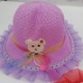 Girls Sun Hats With Animal Motif And Ribbon Image 5