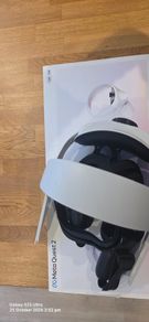 Meta Quest 2, used but well looked after. Complete with elite head strap and silicone controller covers .