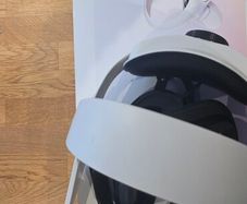 Meta Quest 2, used but well looked after. Complete with elite head strap and silicone controller covers .