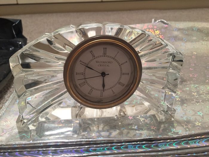 Waterford crystal clock