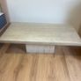 Travertine coffee table Image 2