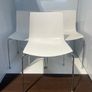 Canteen Chairs 3 white 1 orange Image 4