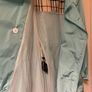 Vintage Burberry turquoise/aquamarine light trench coat uk 10 Image 8
