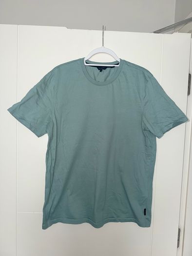 Ted Baker Men's Sage Green T-Shirt - Size 4 (Large)