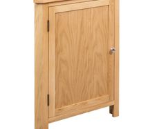 Corner Cabinet 59x36x80 cm Solid Oak Wood