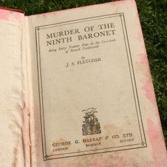 J.S. Fletcher / Murder of the Ninth Baronet