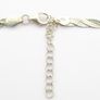 Vintage Sterling Silver Braided Herringbone Chain Image 4