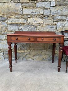 Victorian Mahogany Writing Table.