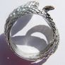 Vintage Sterling Silver Snake Serpent Ring Size O - 5g Image 7