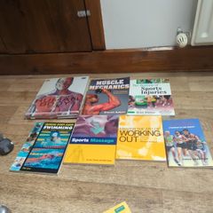 A selection of sports and training books