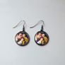 Personalised Round Hanging Earrings Image 2