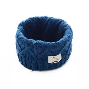 Scarf winter kids dark blue