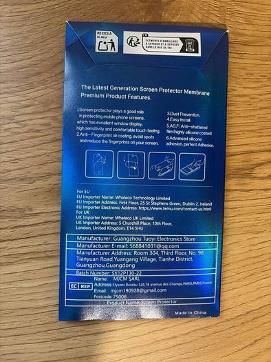 Screen protector iPhone 17