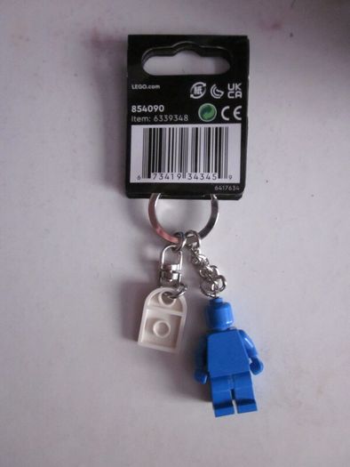 LEGO VIP Keyring Blue Monochrome Minifigure Keychain New with Tag Minifig