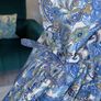 Ladies Cornflower Blue Paisley Printed Lace insert Midi Dress from Jessica Graaf Image 6