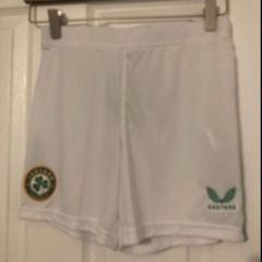 Kids Ireland soccer shorts castore