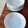 Habitat / Queensberry Hunt 'Bistro' white porcelain full-set dinnerware Image 5