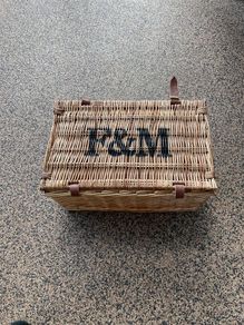 F & M picnic basket