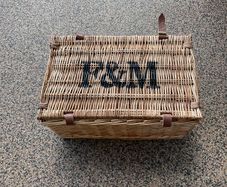 F & M picnic basket