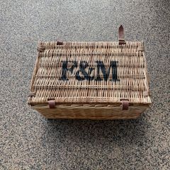 F & M picnic basket