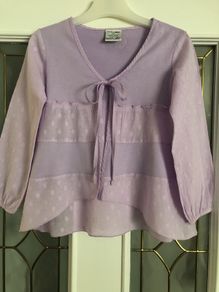 Keedo lilac cardigan age 7-8