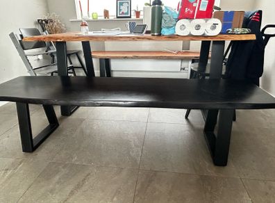 solid acacia wood dinner bench