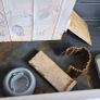 Rabit/Guinea pig indoor cage (used) with 10kg bag of  hay Image 7