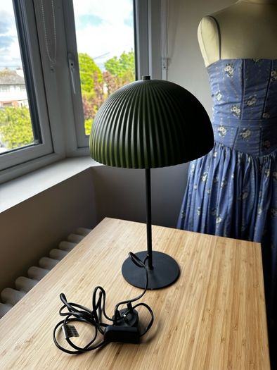 Green table lamp