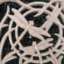 Art Noveau Style Cast Iron Dragon Fly Door Mat Image 3