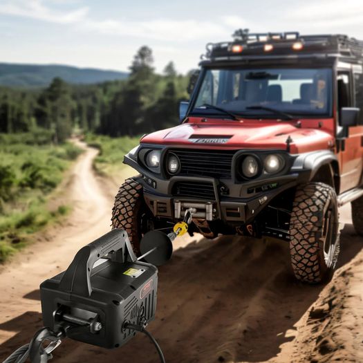 3 in 1 Portable Electric Hoist Winch 499 kg Wired/Wireless Remote Control