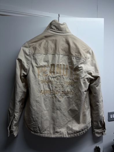 mens Zara x Peanuts denim jacket