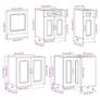 11 Piece Kitchen Cabinet Set Smoked Oak Image 9