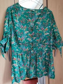 Monsoon 100% cotton blouse UK 10