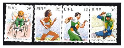 1996 Ireland Olympics & Paralympic Games, Atlanta Commemorative Stamps Mint Never Hinged (MNH)