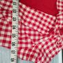 Cute Red and White Gingham check blazer size 8 Image 6