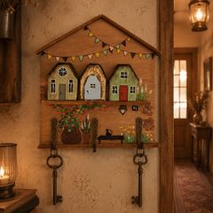 Handcrafted wooden key holder