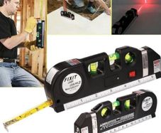 Laser Level Multipurpose Line Laser Leveler Tool Cross Line Lasers With 8FT 2.5M Standard Measure Tape and Metric Rulers