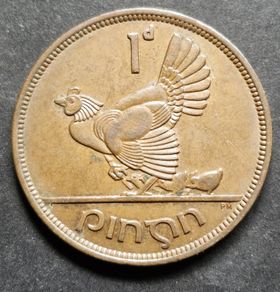 Ireland 1942 Penny coin